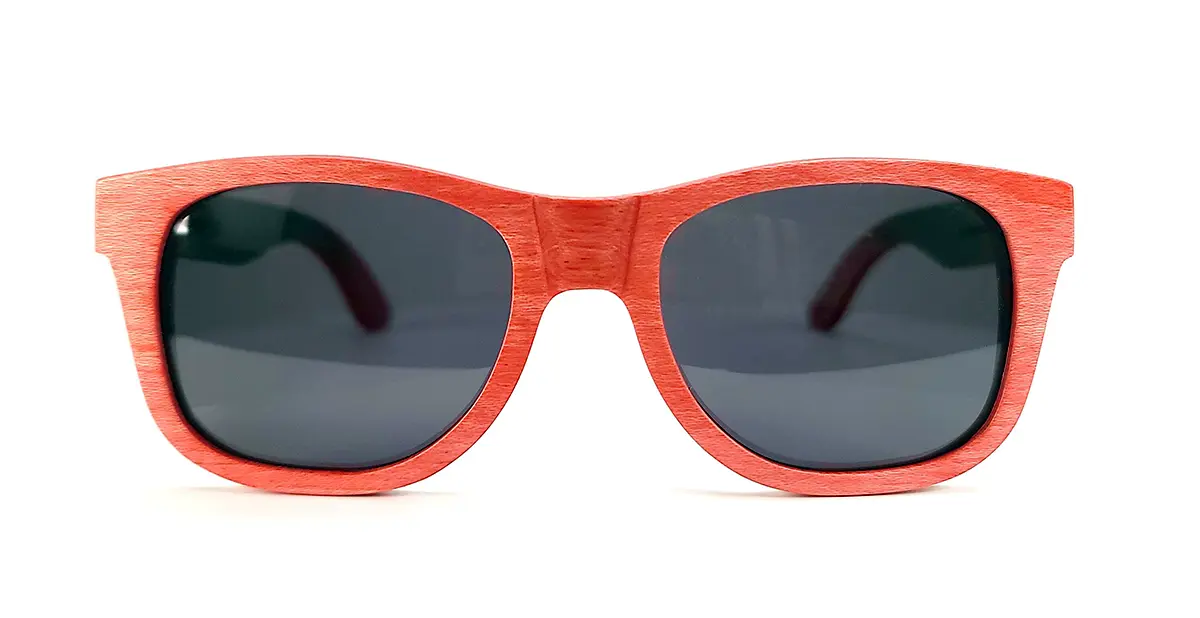 Lunettes éco-conçues San Francisco Red pour un style unique et responsable.
