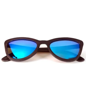 Lunettes Parker Black légères et tendances en ébène, accompagnées d'un étui en liège naturel