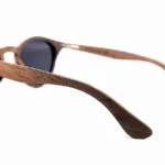 Lunettes en bois Harrisson Grey avec protection solaire UV400 catégorie 3.