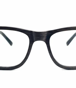 Lunettes de vues en bois noyer Naxos Black