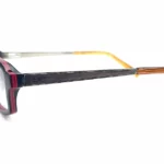 Lunettes en bois de noyer rectangulaire pour un style classique