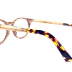 Lunette de vue en bois zebrano