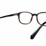 Prise de vue des lunettes de vue en bois ébène Syros Black