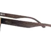 Lunettes de soleil carrées en bois de chêne