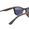 Lunettes de soleil carrées en bois de chêne