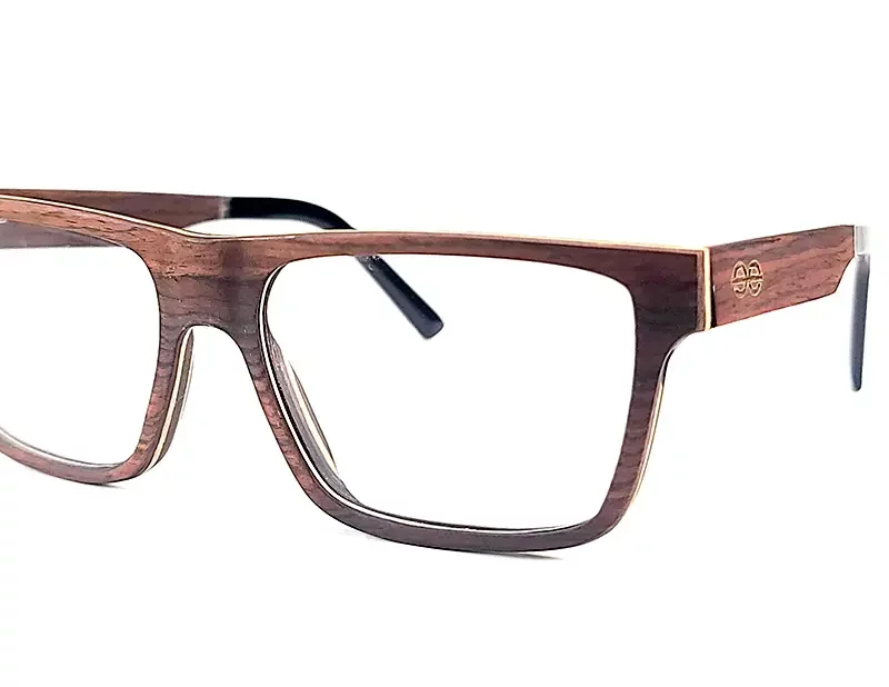 Voir nos lunettes de vue en bois de palissandre Naxos
