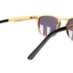 Lunettes de soleil en bois Falcon pour hommes