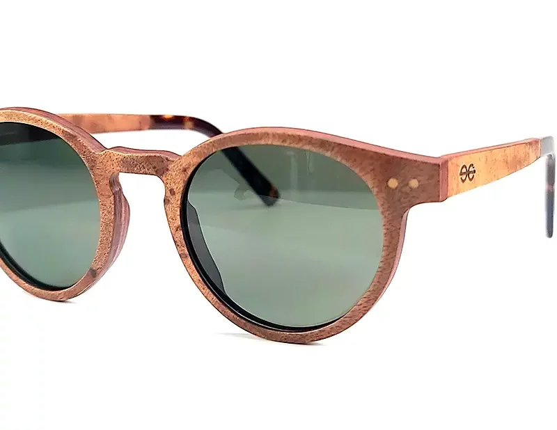 Lunettes de soleil en essences de bois de palissandre pour un style branché