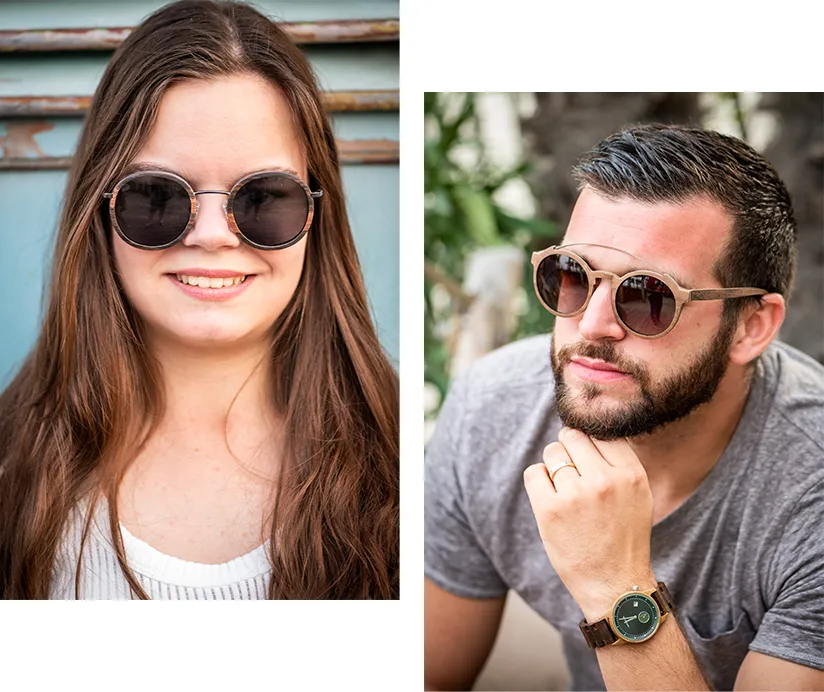 Collections de lunettes en bois my essenciel