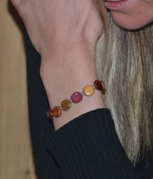 Acheter Bracelet Bois Multicolore Cecilia en Ligne - Élégant et Léger | MyEssenciel