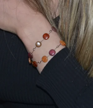 Bracelet Double My Essenciel - Multibois Tagua, Accessoire Mode Original et Tendance