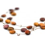 Collier Triple Bois Multicolore Marty : perles en bois naturel