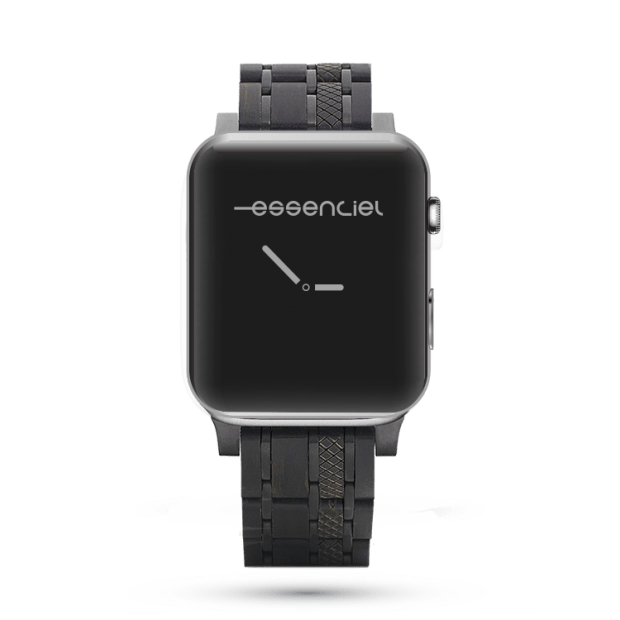 Bracelet Apple Watch en Ebène Flavio