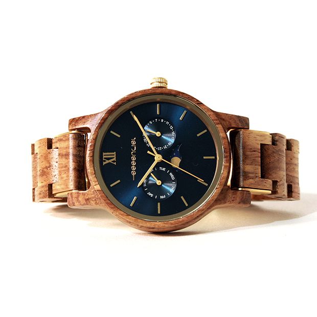 Montre moderne et sportive Blue Moon - Montre Blue Moon moderne et sportive avec cadrans dateurs et design technique