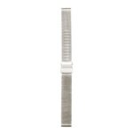 Bracelet femme en acier inoxydable couleur argent 14mm