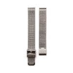 Bracelet femme en acier inoxydable argenté maille milanaise