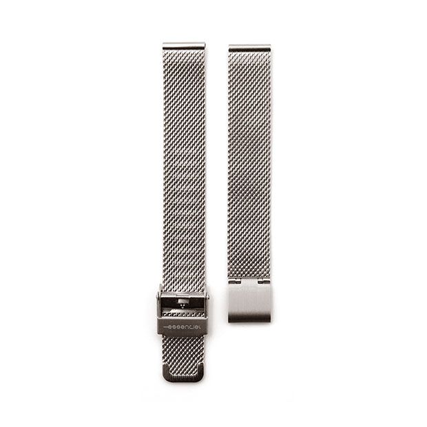 Bracelet femme en acier inoxydable argenté maille milanaise