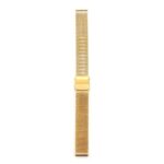 Bracelet maille milanaise montre femme en acier inoxydable doré