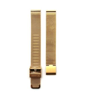 Bracelet Kiara en acier inoxydable maille milanaise or