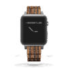 Bracelet Apple Watch en Noyer Luigi présenté sur un poignet.