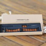 Détail du bracelet en bois de Palissandre pour Apple Watch