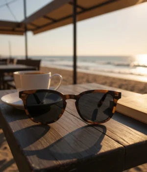 Alternative view of Lunettes polarisé en bois La-Bicolore-394FM