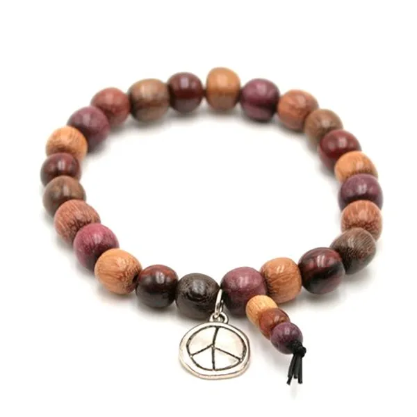 bijoux en bois : Bracelet en bois élastique