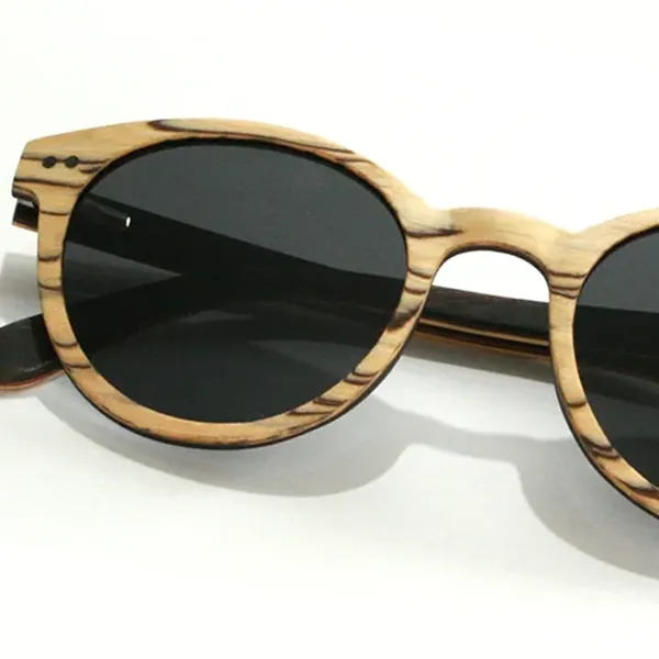 lunettes femme en bois