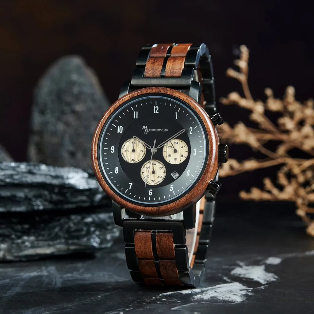 Design robuste et léger de la montre homme Nomadis, idéale pour un usage quotidien ou des aventures urbaines.