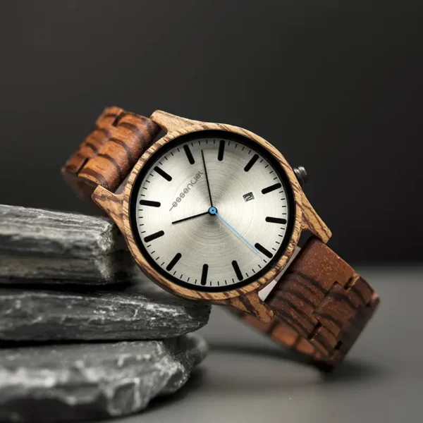 Montre Zébrano pour Homme - Style Naturel et Luxe Durable