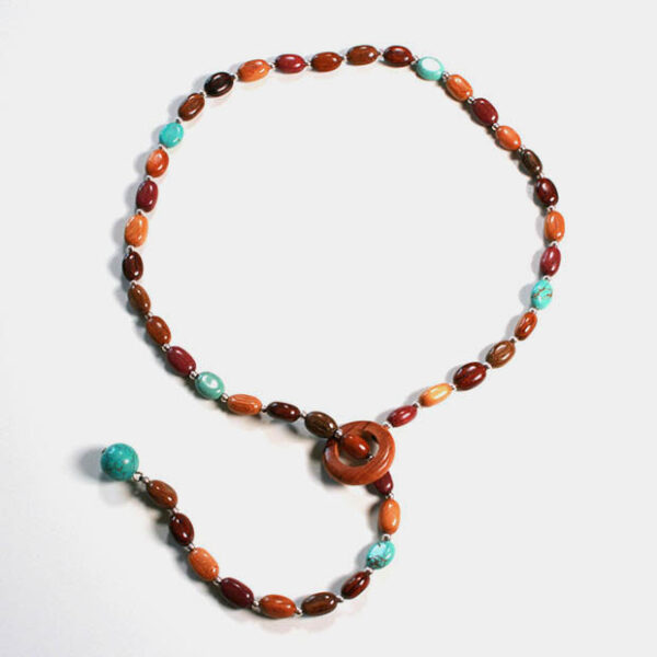 Collier bois et Turquoise - Isia