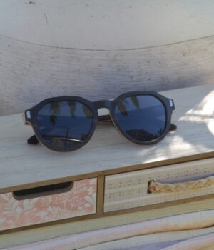 Lunettes solaires Charlie noir en bois ébène