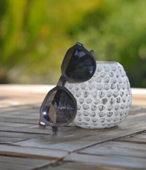 Lunettes solaires Charlie noir en bois ébène