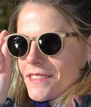 Alternative view of Lunettes de soleil en bois Kate