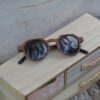 Lunettes de soleil unisexe en bois - modèle La brown